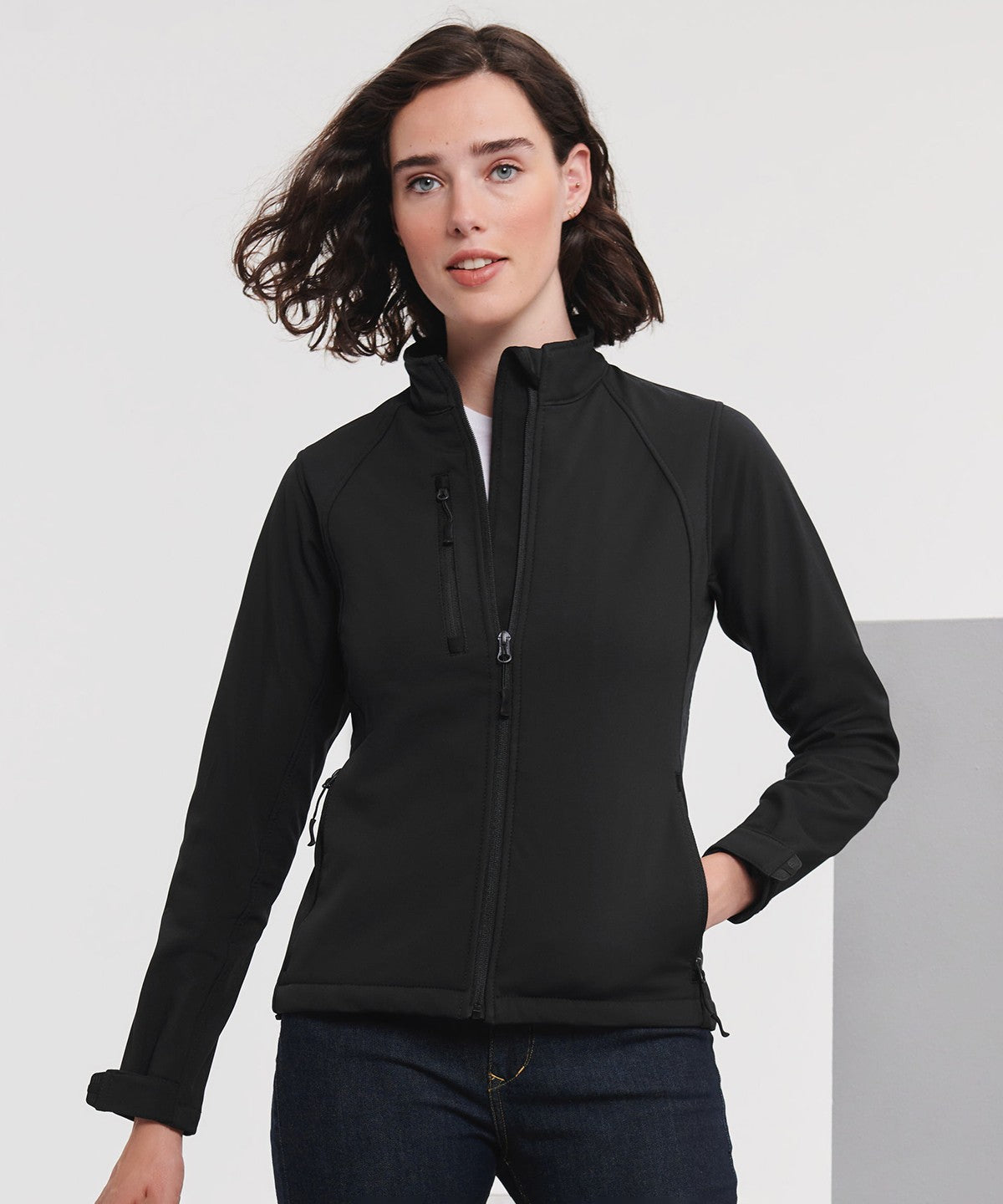 Ladies Soft Shell Jacket | BLACK